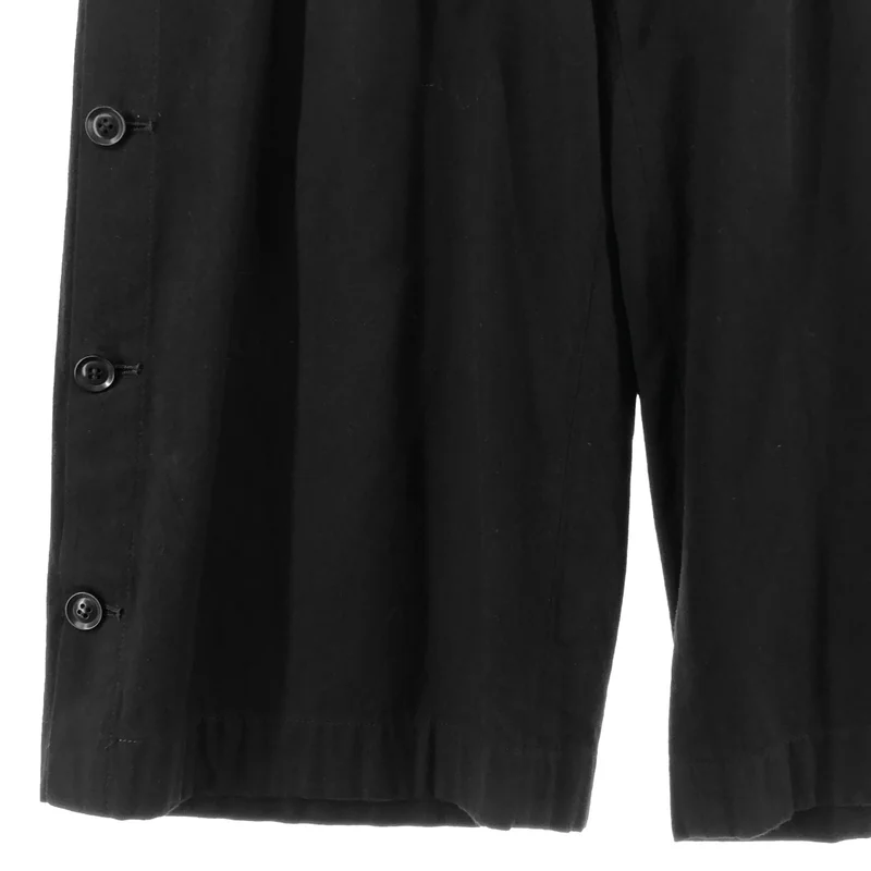 Y's / ワイズヨウジヤマモト | 2018AW | サイドボタン ワイドスラックス パンツ | 1 | レディース