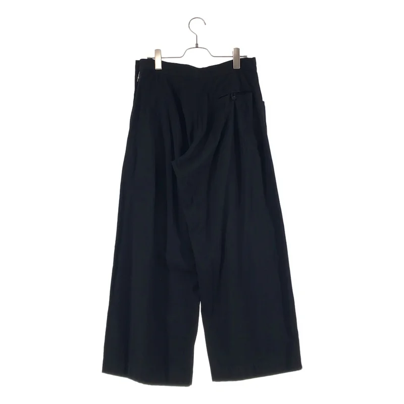 Y's / ワイズヨウジヤマモト | 2018AW | サイドボタン ワイドスラックス パンツ | 1 | レディース