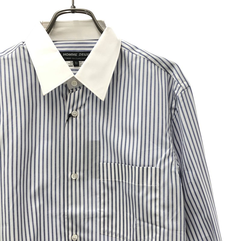 COMME des GARCONS HOMME DEUX / コムデギャルソンオムドゥ | 2015AW | ストライプシャツ | XS | メンズ