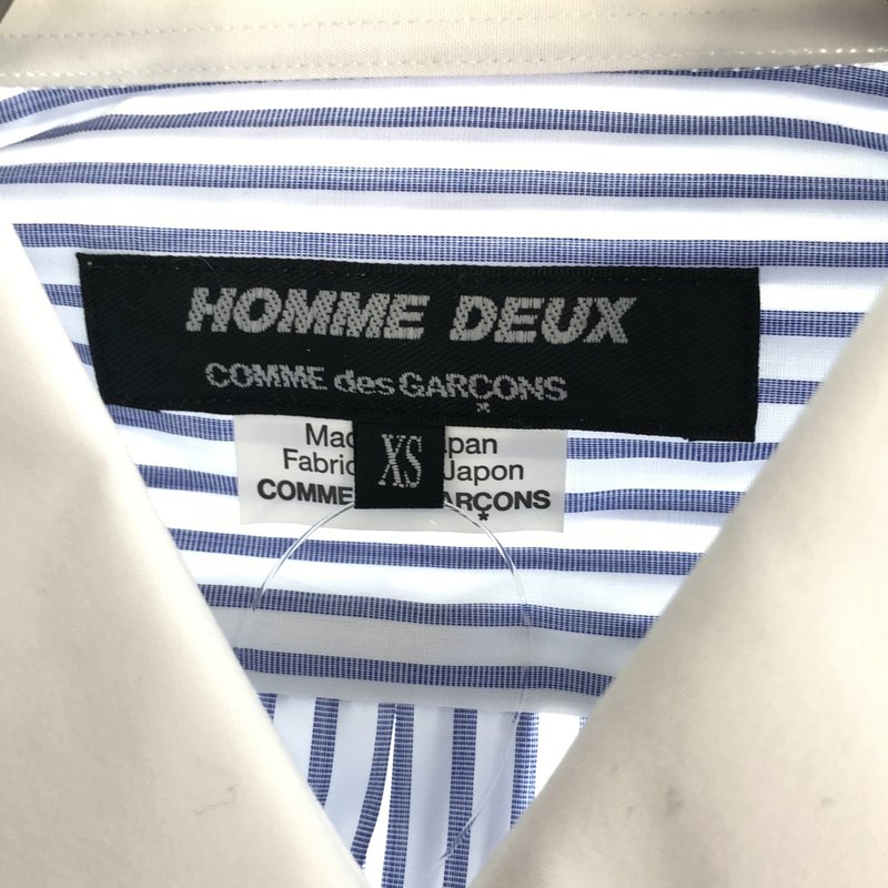 COMME des GARCONS HOMME DEUX / コムデギャルソンオムドゥ | 2015AW | ストライプシャツ | XS | メンズ