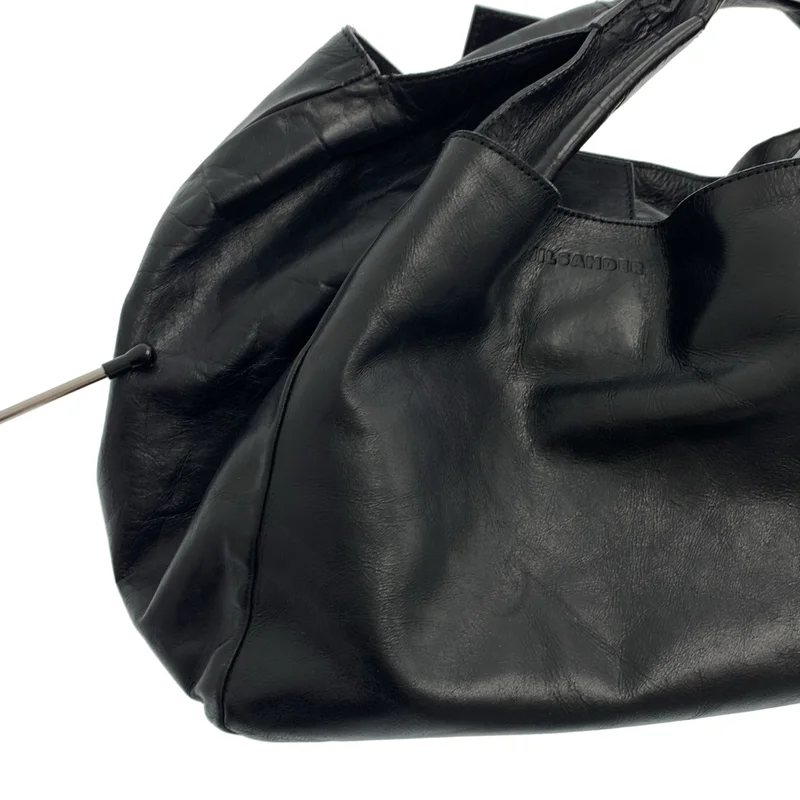 JIL SANDER / ジルサンダー | レザー ミニハンドバッグ |
