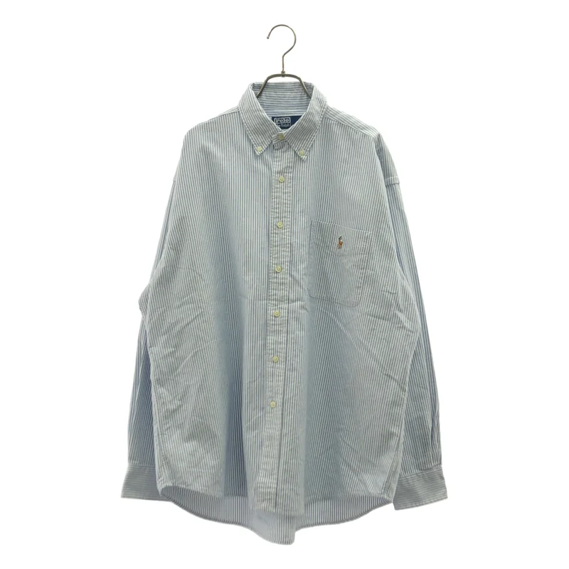 POLO RALPH LAUREN / ポロラルフローレン | ストライプ ワンポイントポニー シャツ | M | メンズ