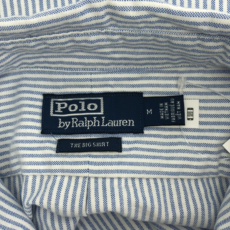POLO RALPH LAUREN / ポロラルフローレン | ストライプ ワンポイントポニー シャツ | M | メンズ