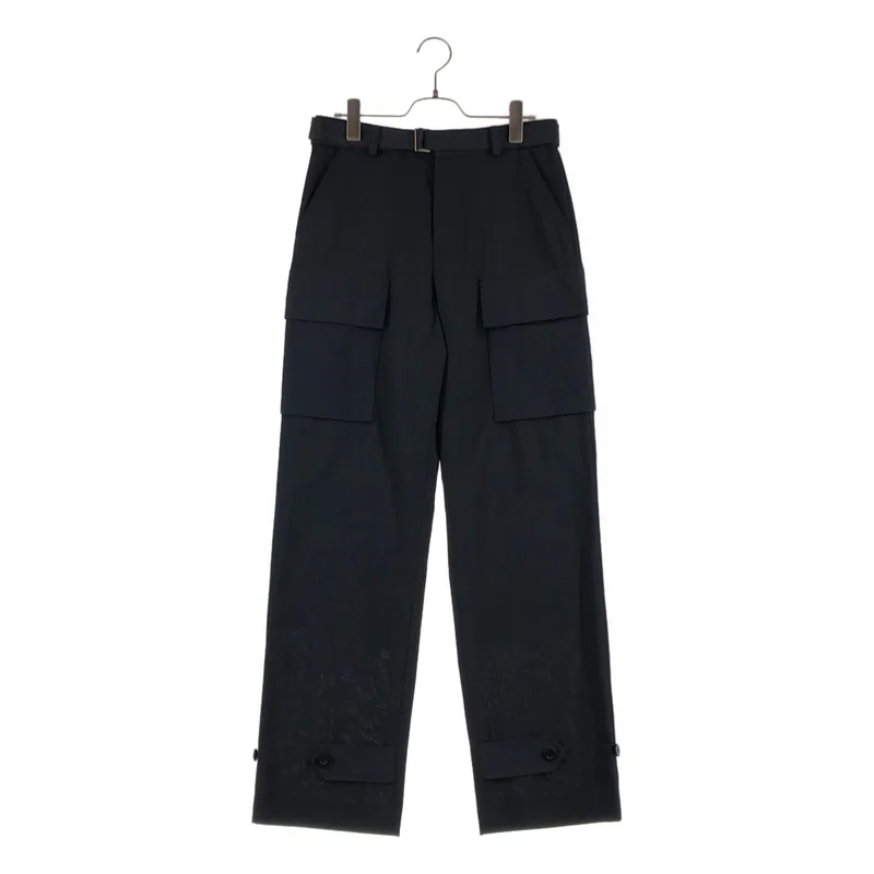 sacai / サカイ | Suiting Pants ベルト付き カーゴ スラックスパンツ | 2 | レディース
