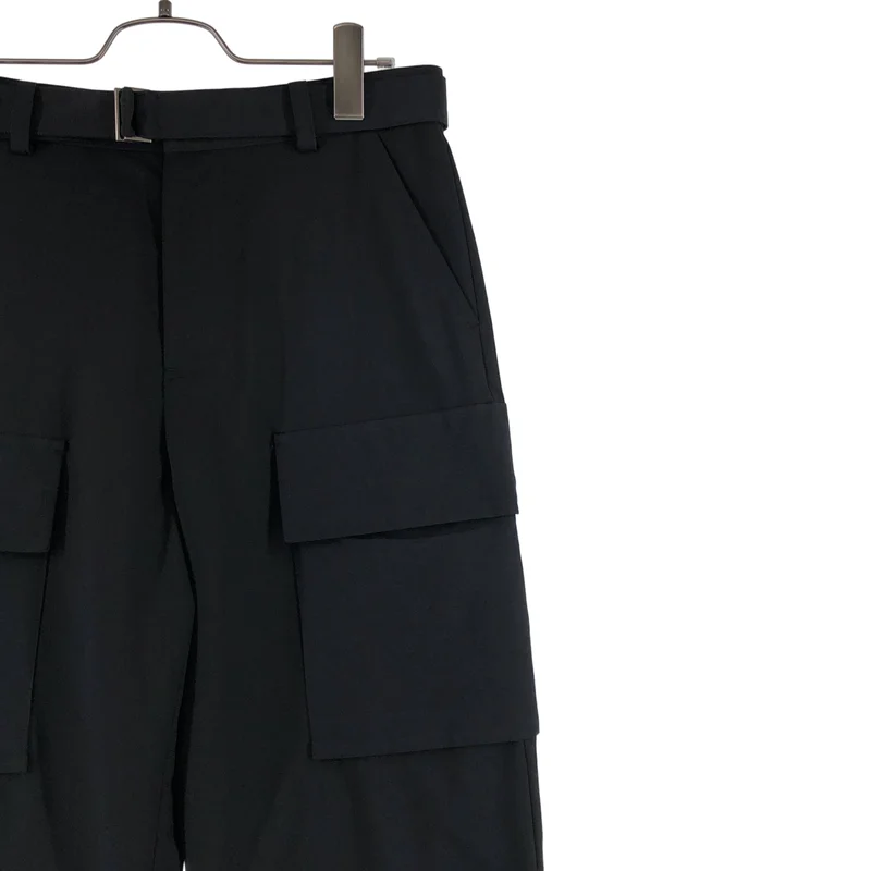 sacai / サカイ | Suiting Pants ベルト付き カーゴ スラックスパンツ | 2 | レディース