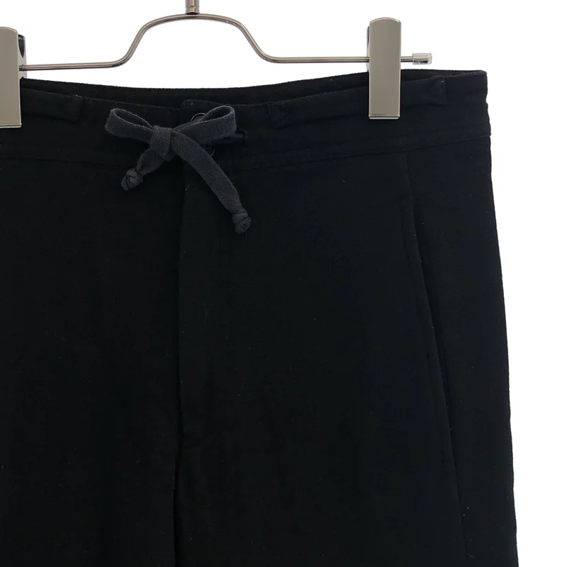 ANN DEMEULEMEESTER / アンドゥムルメステール | ウール混 ドローストリング イージーパンツ | XXS | メンズ