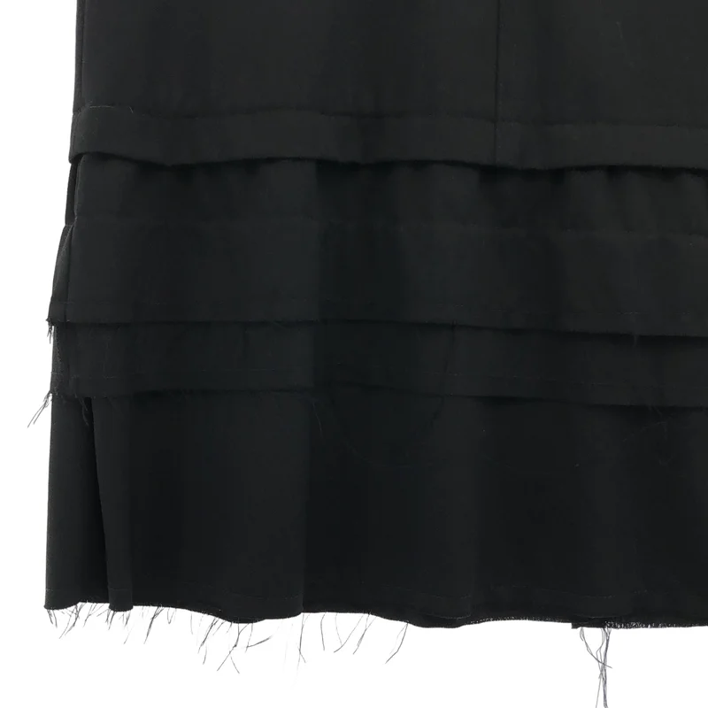 tricot COMME des GARCONS / トリココムデギャルソン | 2006AW | ウール 断ち切り ティアードスカート | M | レディース