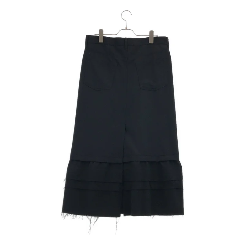 tricot COMME des GARCONS / トリココムデギャルソン | 2006AW | ウール 断ち切り ティアードスカート | M | レディース
