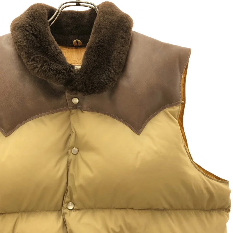 ANATOMICA / アナトミカ | × ROCKY MOUNTAIN FEATHERBED / 2トーンダウンベスト | 42 | メンズ