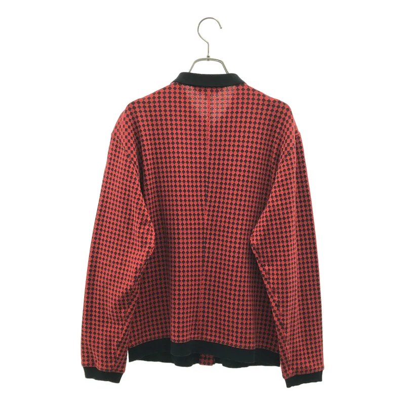 Christian Dior / クリスチャンディオール | 1980s | SPORTS / ダイヤ ジャガード リブ切替シャツ | M | レディース