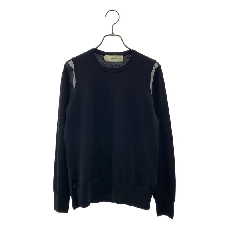 CYCLAS / シクラス | ウールストレッチ クルーネックニット | XS | レディース
