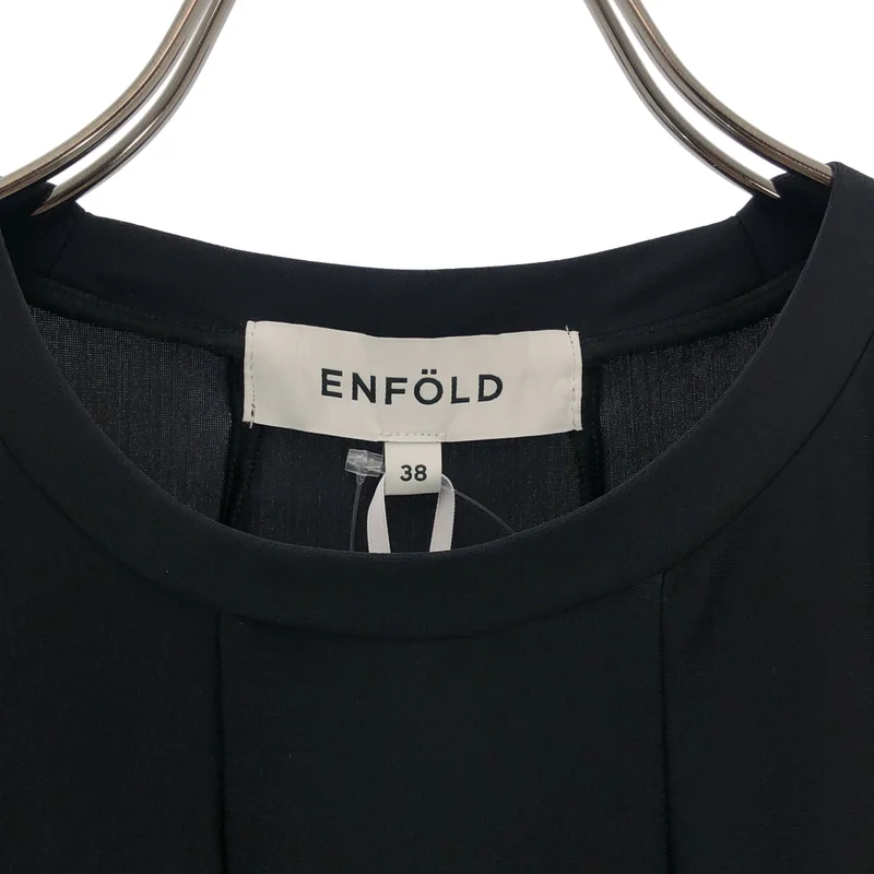 ENFOLD / エンフォルド | PANEL DRAPE TANK-TOP タンクトップ | 38 | レディース