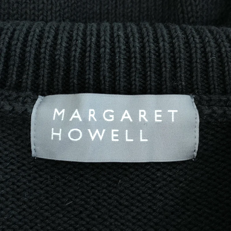MARGARET HOWELL / マーガレットハウエル | 2023AW | コットン リネン セーラーカラーニット | 2 | レディース