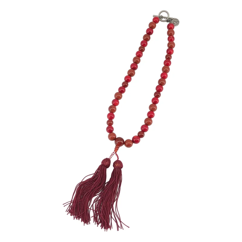 SOSHIOTSUKI / ソウシオオツキ | JUZU NECKLACE TASSEL 数珠 ネックレス | F | メンズ