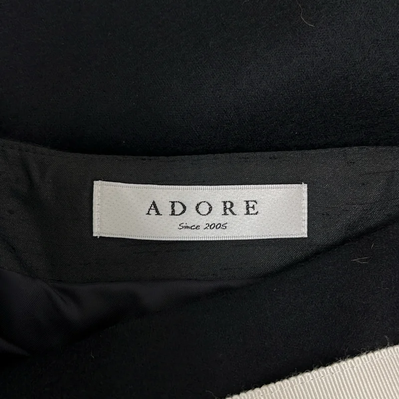 ADORE / アドーア | ウール ベルテッド スカート | 38 | レディース