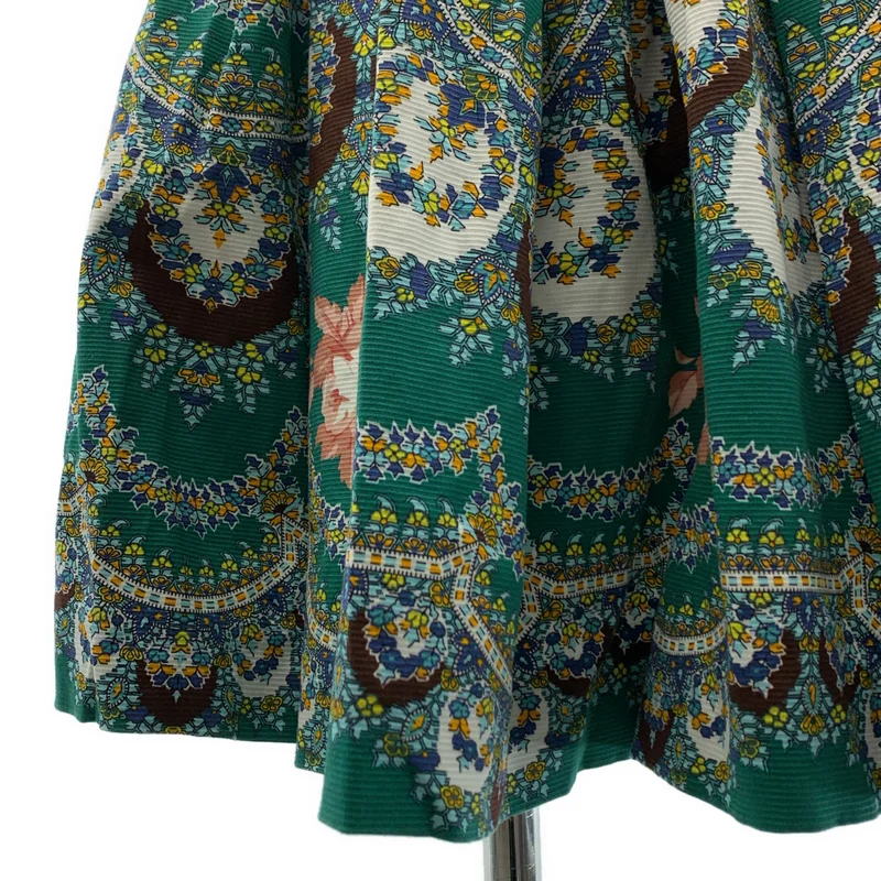 MSGM / エムエスジーエム | コットン フラワープリント 半袖ワンピース | 38 | レディース