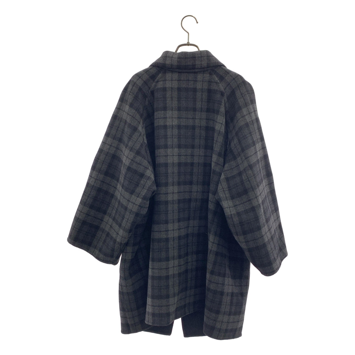 BALENCIAGA / バレンシアガ | Checked Flannel Coat チェック
