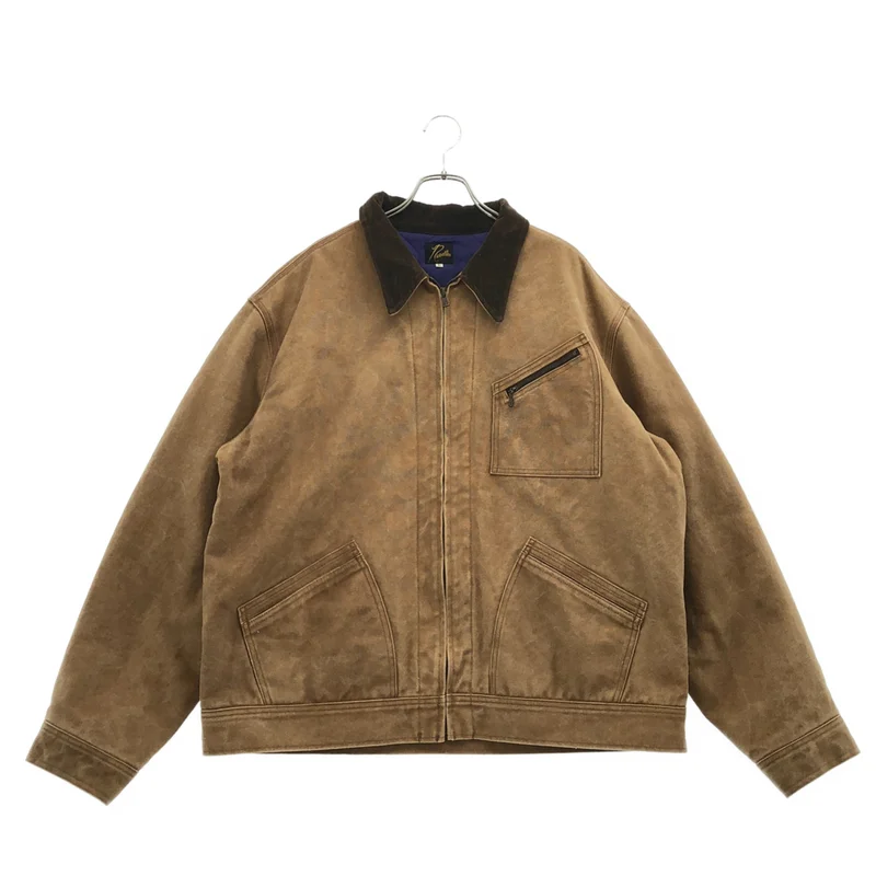 Needles / ニードルス | 2025AW | Zipped Work Jacket - Duck Canvas 柿渋染め ダック ワークジャケット | L | メンズ