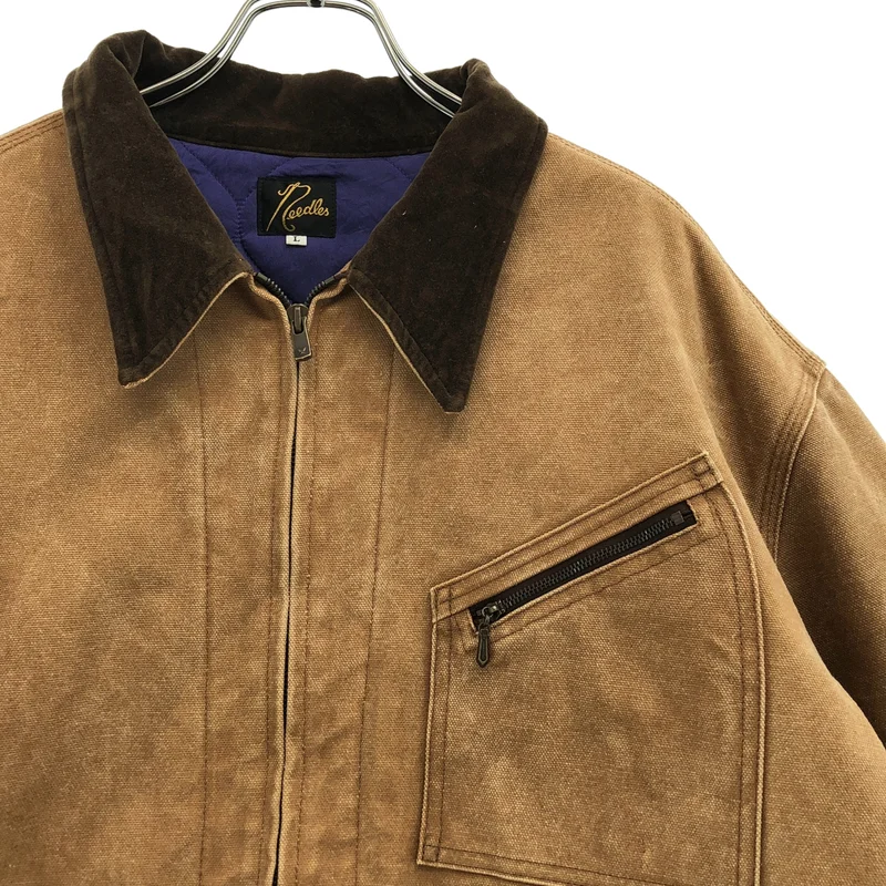 Needles / ニードルス | 2025AW | Zipped Work Jacket - Duck Canvas 柿渋染め ダック ワークジャケット | L | メンズ