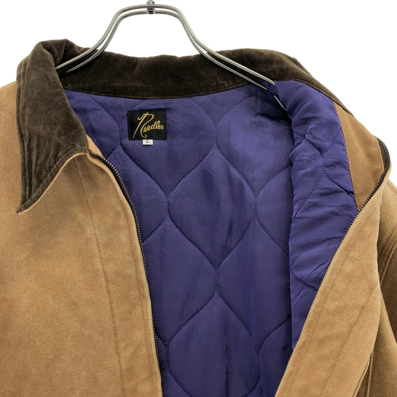 Needles / ニードルス | 2025AW | Zipped Work Jacket - Duck Canvas 柿渋染め ダック ワークジャケット | L | メンズ