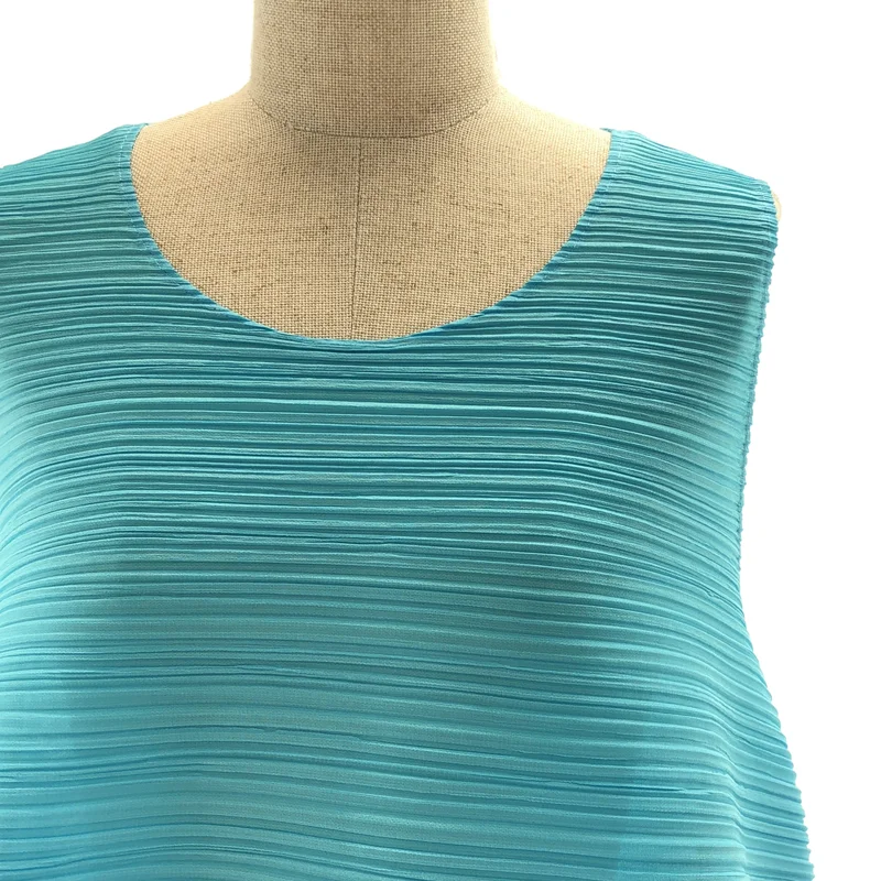 PLEATS PLEASE ISSEY MIYAKE / プリーツプリーズイッセイミヤケ | 変形 オーバーシルエット ノースリーブ トップス | 3 | レディース