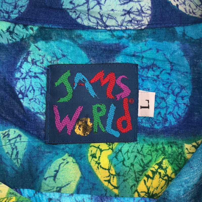 VINTAGE / ヴィンテージ古着 | 1990s | JAMS WORLD / レーヨン 総柄プリント シャツ | L | メンズ