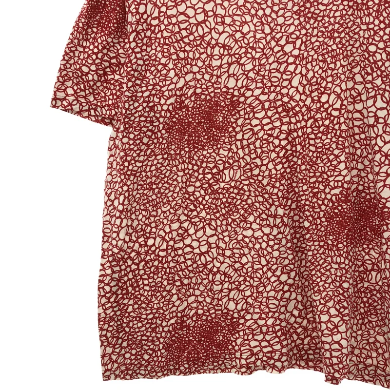 PRADA / プラダ | シルク混 総柄 Tシャツ | M | レディース