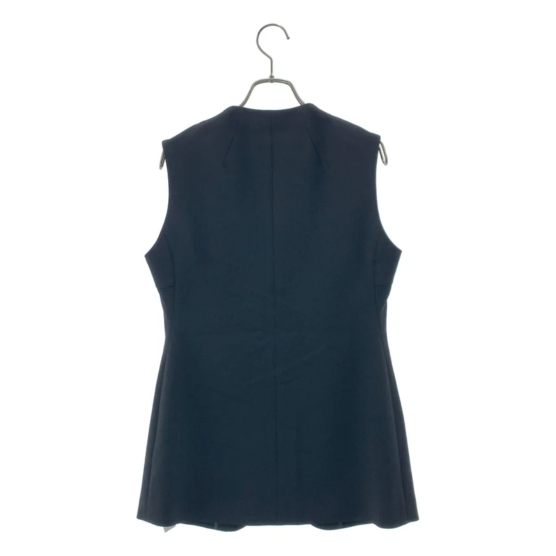 Mame Kurogouchi / マメクロゴウチ | 2025AW | Acetate Polyester Embroidered Buttonholes Vest ベスト | 1 | レディース