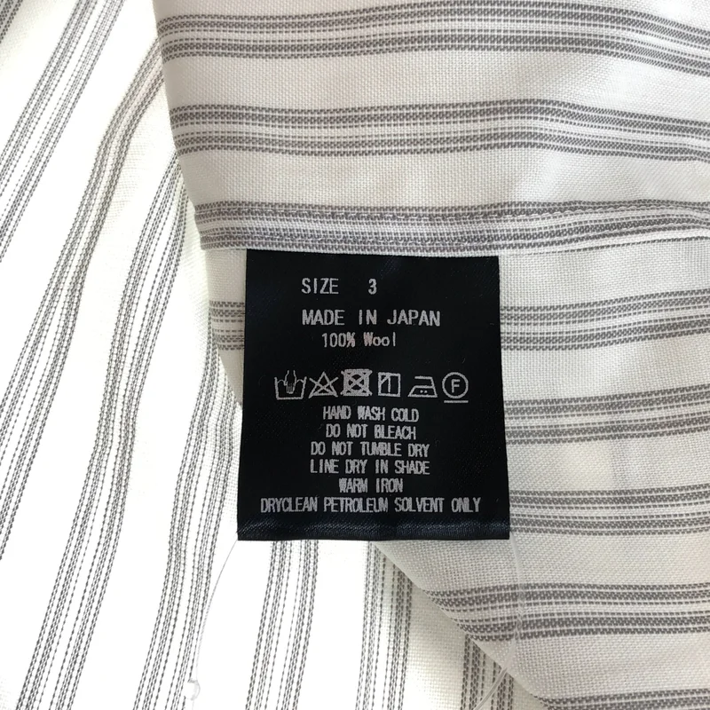 MARKAWARE / マーカウェア | 2024AW | COMFORT FIT SHIRT WASHABLE WOOL OXFORD / コンフォートフィット ウォッシャブルウール オックスフォードシャツ | 3 | メンズ