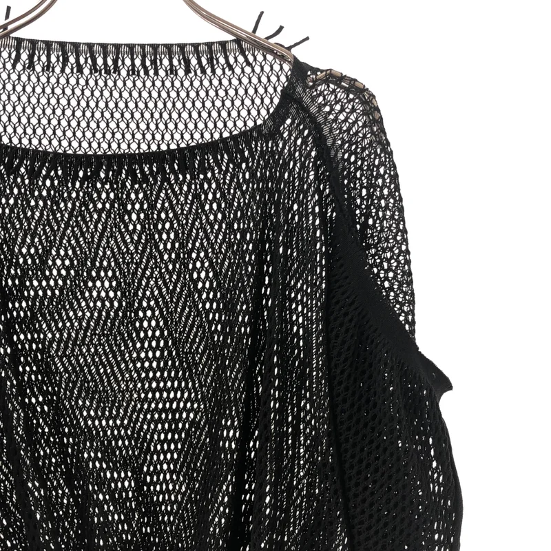 ISSEY MIYAKE / イッセイミヤケ | 2025SS | メッシュニット ドルマンスリーブ プルオーバー | 2 | レディース