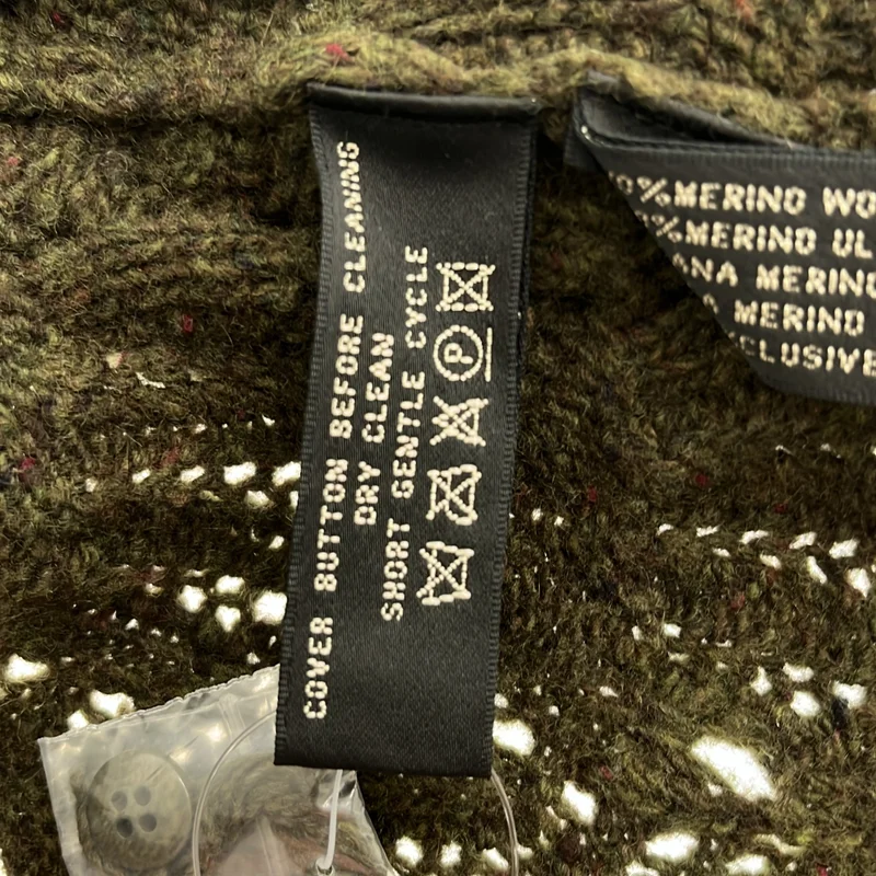 RALPH LAUREN / ラルフローレン | ウール フリル Vネックカーディガン | L | レディース