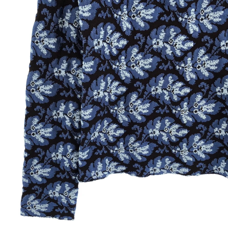 sahara / サハラ | Leaf Jacquard Knit ニット 01-KN003-24-03 |