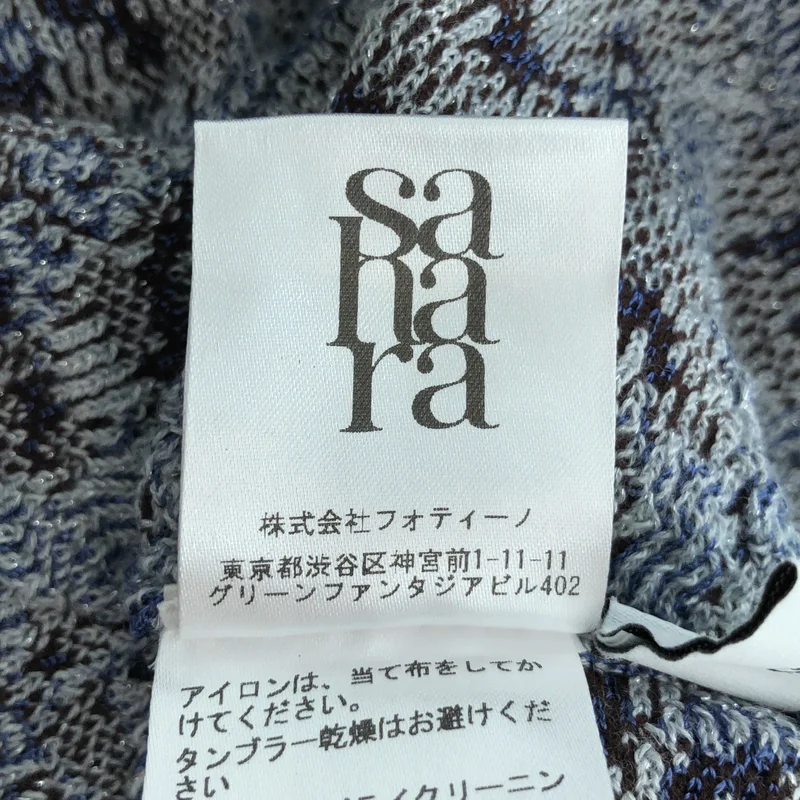 sahara / サハラ | Leaf Jacquard Knit ニット 01-KN003-24-03 |