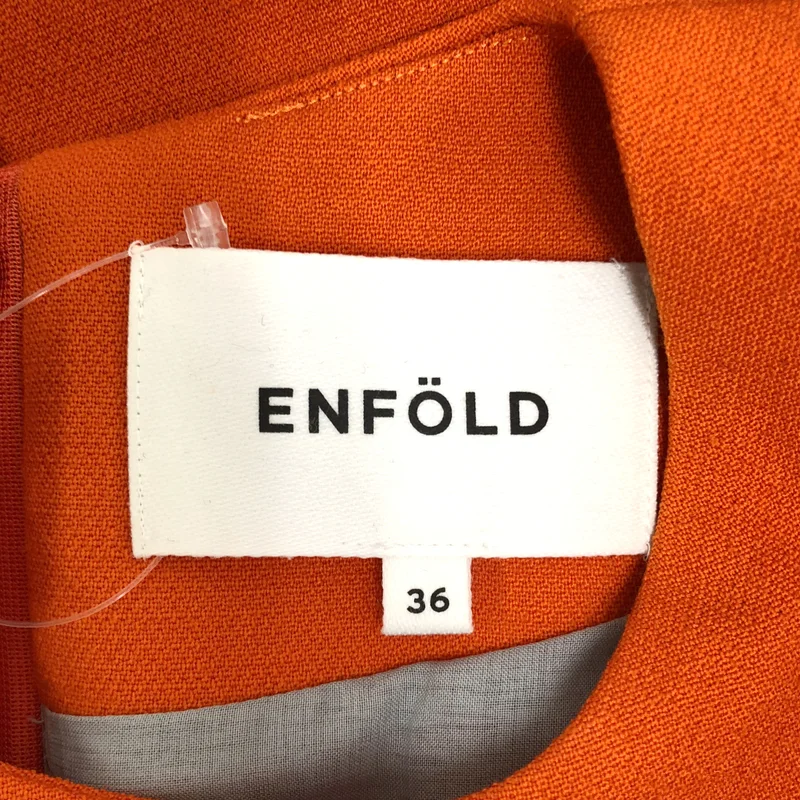 ENFOLD / エンフォルド | ウール ダブルクロス 2バック ロングプルオーバー | 36 | レディース