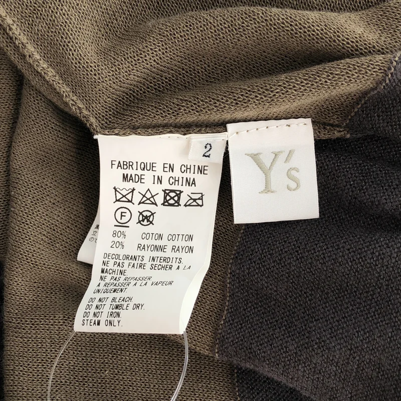 Y's / ワイズヨウジヤマモト | 2018SS | コットン パッチワーク ワンピース | 2 | レディース