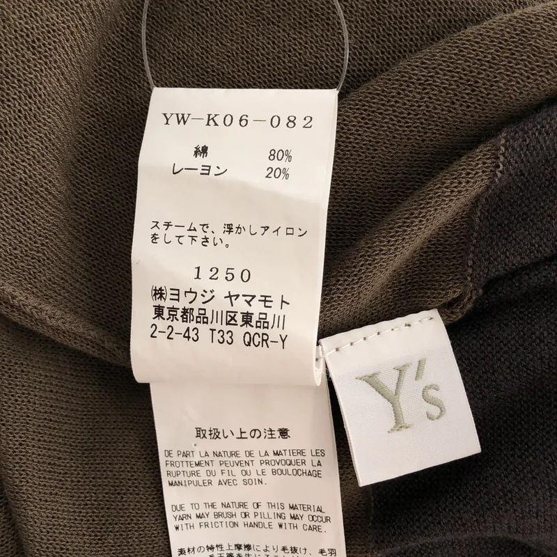Y's / ワイズヨウジヤマモト | 2018SS | コットン パッチワーク ワンピース | 2 | レディース