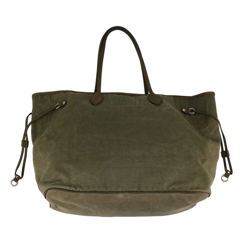 READYMADE / レディメイド | × A LOVE MOVEMENT / ROOMY BAG / レザーハンドル キャンバストートバッグ |