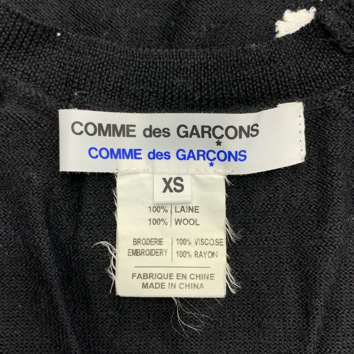 COMME des GARCONS COMME des GARCONS / コムコム | ウール エンブロイ
