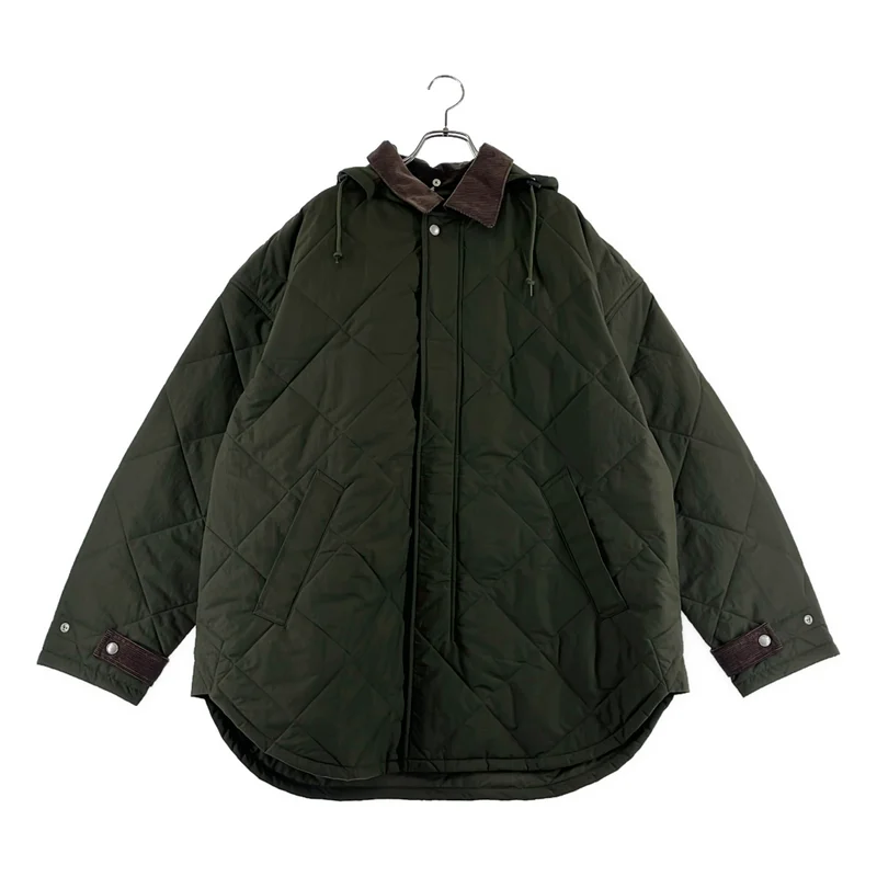 COMME des GARCONS HOMME / コムデギャルソンオム | 2025AW | オーバーシルエット 中綿 キルティング ロングジャケット フーディ | M | メンズ