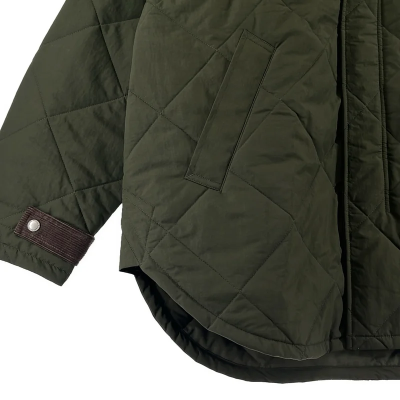 COMME des GARCONS HOMME / コムデギャルソンオム | 2025AW | オーバーシルエット 中綿 キルティング ロングジャケット フーディ | M | メンズ