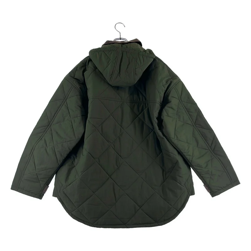 COMME des GARCONS HOMME / コムデギャルソンオム | 2025AW | オーバーシルエット 中綿 キルティング ロングジャケット フーディ | M | メンズ