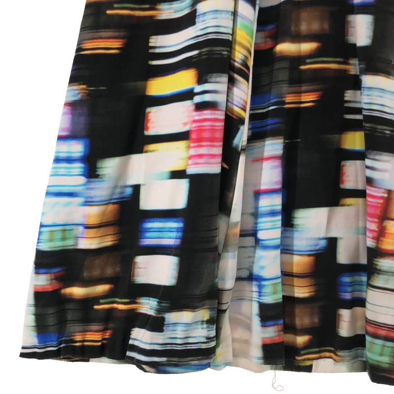 ANREALAGE / アンリアレイジ | 2012AW | ネオンプリント フレアスカート | 0 | レディース