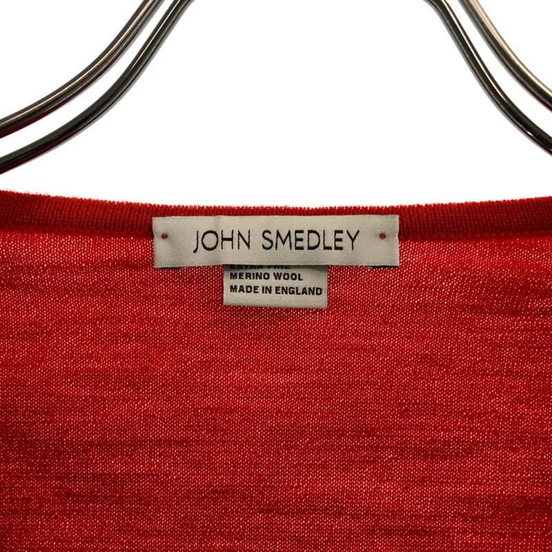 JOHN SMEDLEY / ジョンスメドレー | メリノウール Vネックニット | M | レディース