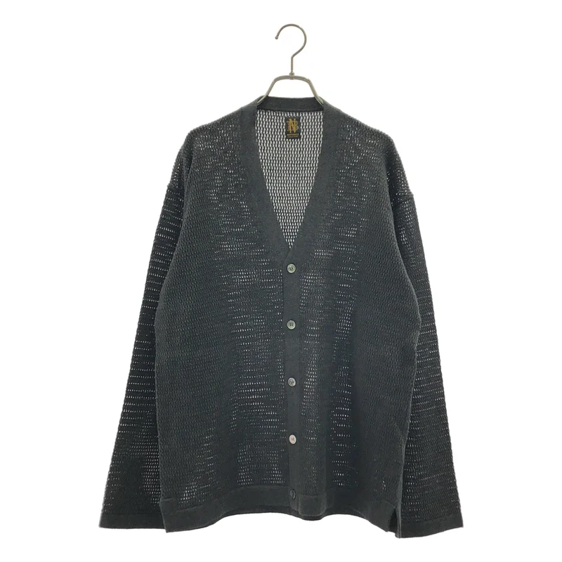 BATONER / バトナー | SUMMER KNIT V NECK CARDIGAN / コットン ニット カーディガン | 3 | メンズ