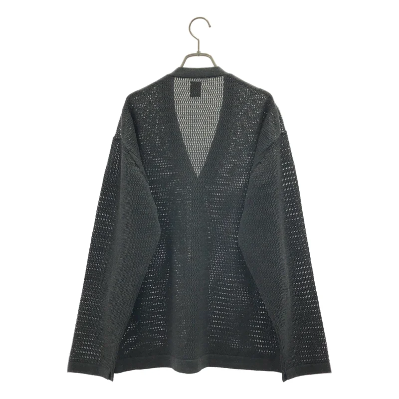 BATONER / バトナー | SUMMER KNIT V NECK CARDIGAN / コットン ニット カーディガン | 3 | メンズ