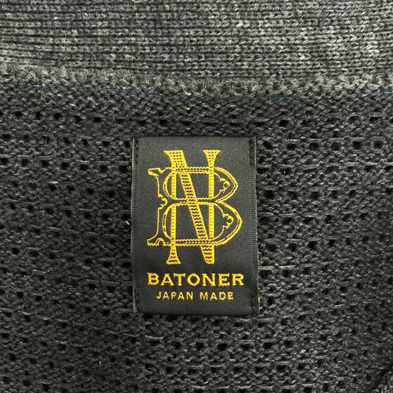 BATONER / バトナー | SUMMER KNIT V NECK CARDIGAN / コットン ニット カーディガン | 3 | メンズ