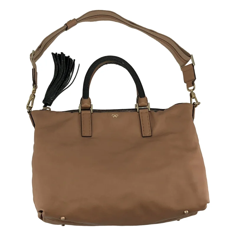 ANYA HINDMARCH / アニヤハインドマーチ | HUXLEY TOTE / ハスクリー 2WAY レザー トートバッグ |