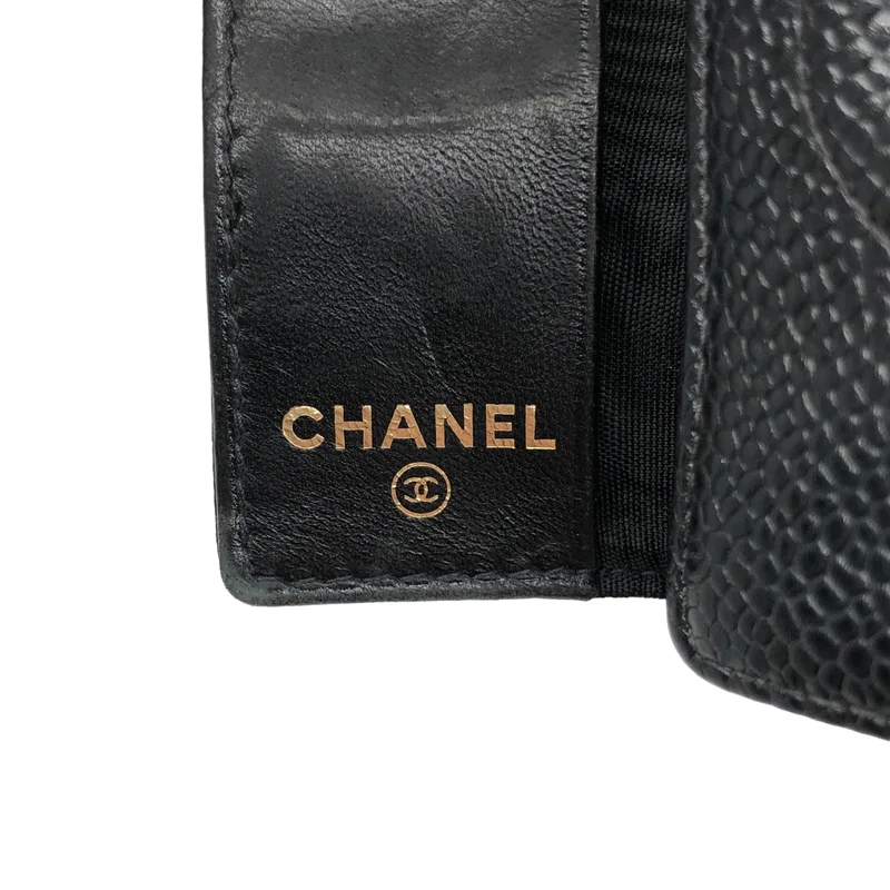 CHANEL / シャネル | ココマーク キャビアスキン キーケース |