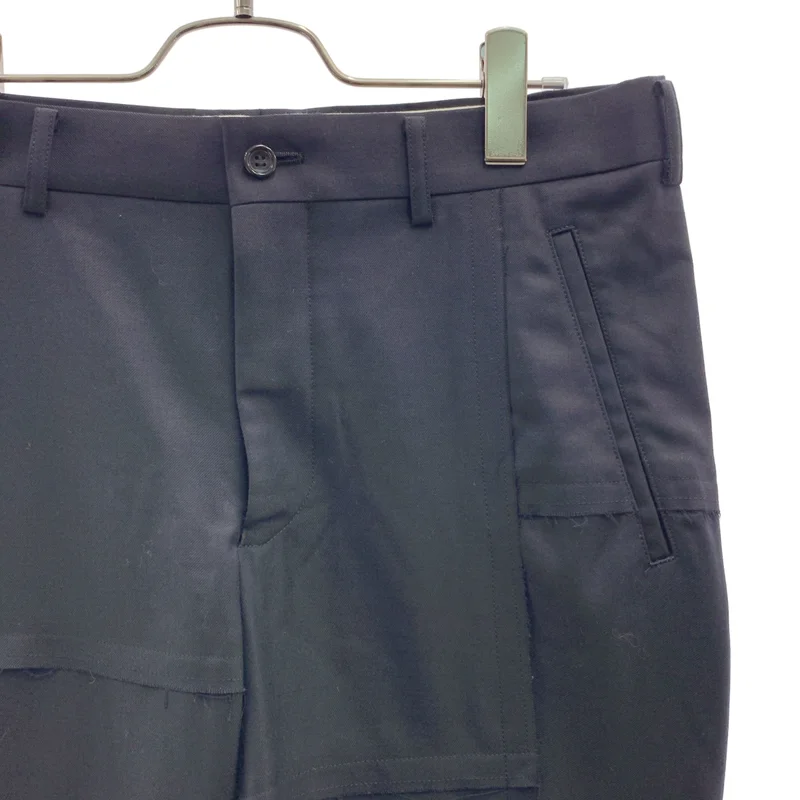 COMME des GARCONS HOMME PLUS / コムデギャルソンオムプリュス | 2019AW | コミック ジャガード 断ち切り 再構築 パンツ | S | メンズ