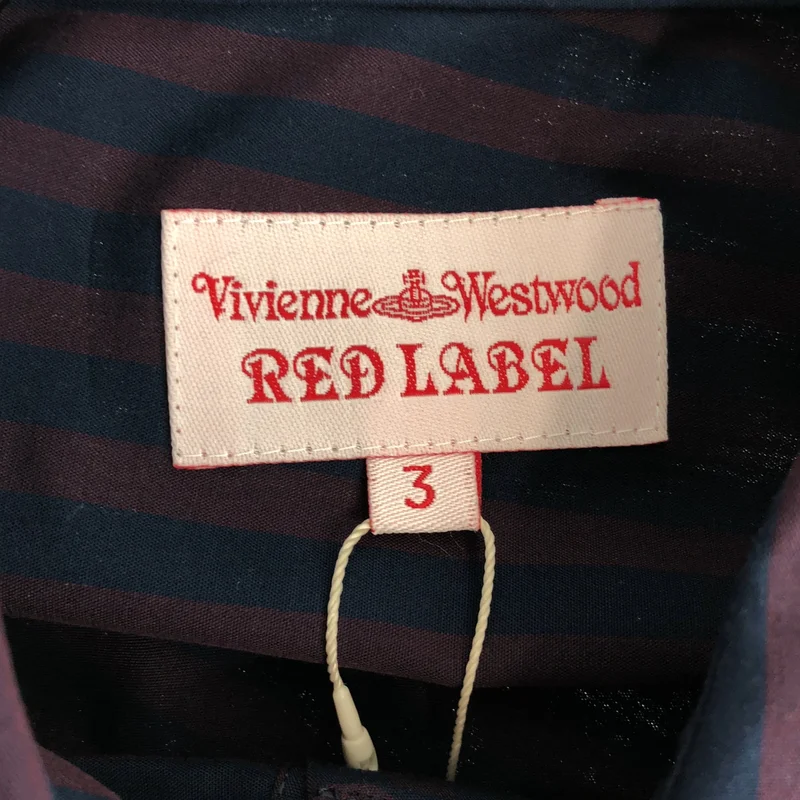 VIVIENNE WESTWOOD RED LABEL / ヴィヴィアンウエストウッドレッドレーベル | オーブ刺しゅう ストライプ シャツワンピース | 3 | レディース
